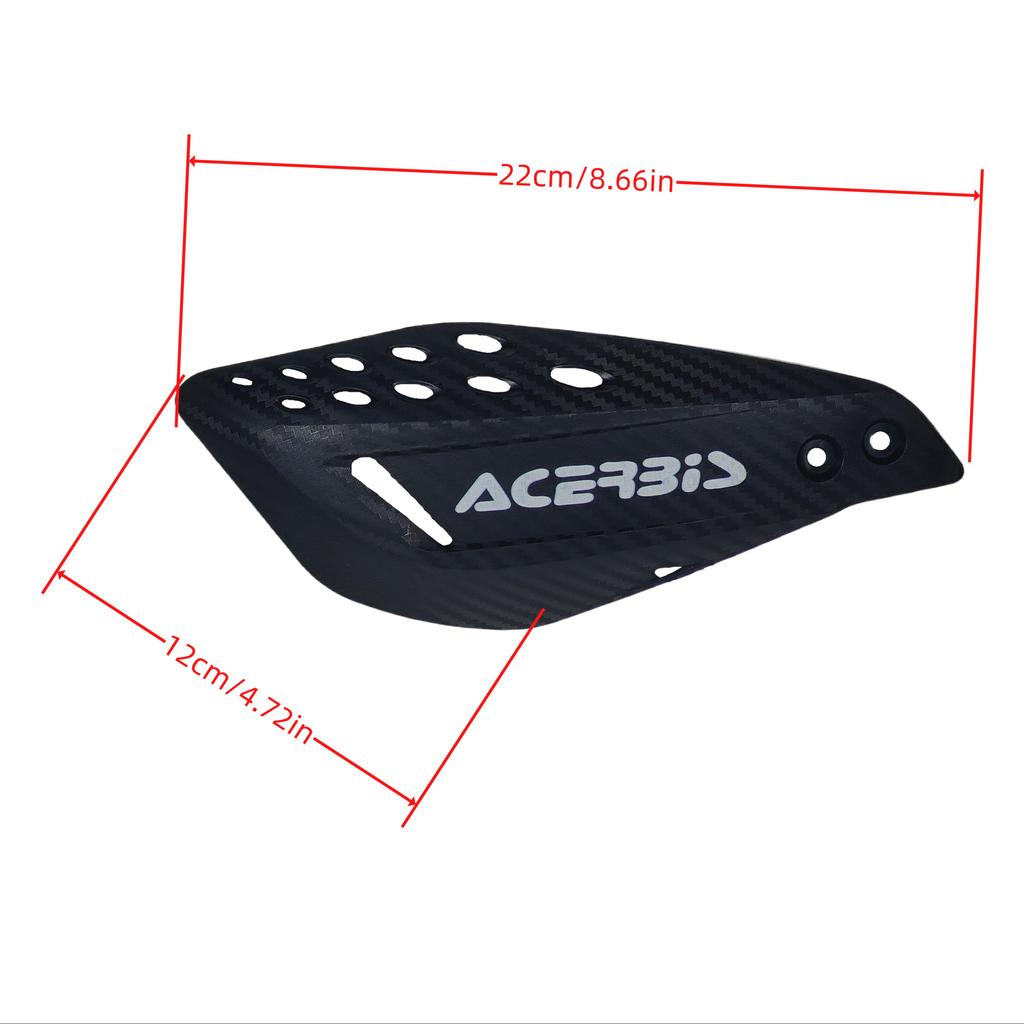 Customizable Off-Road Motorcycle Handguards - Durable PP Material, Street Touring Compatible