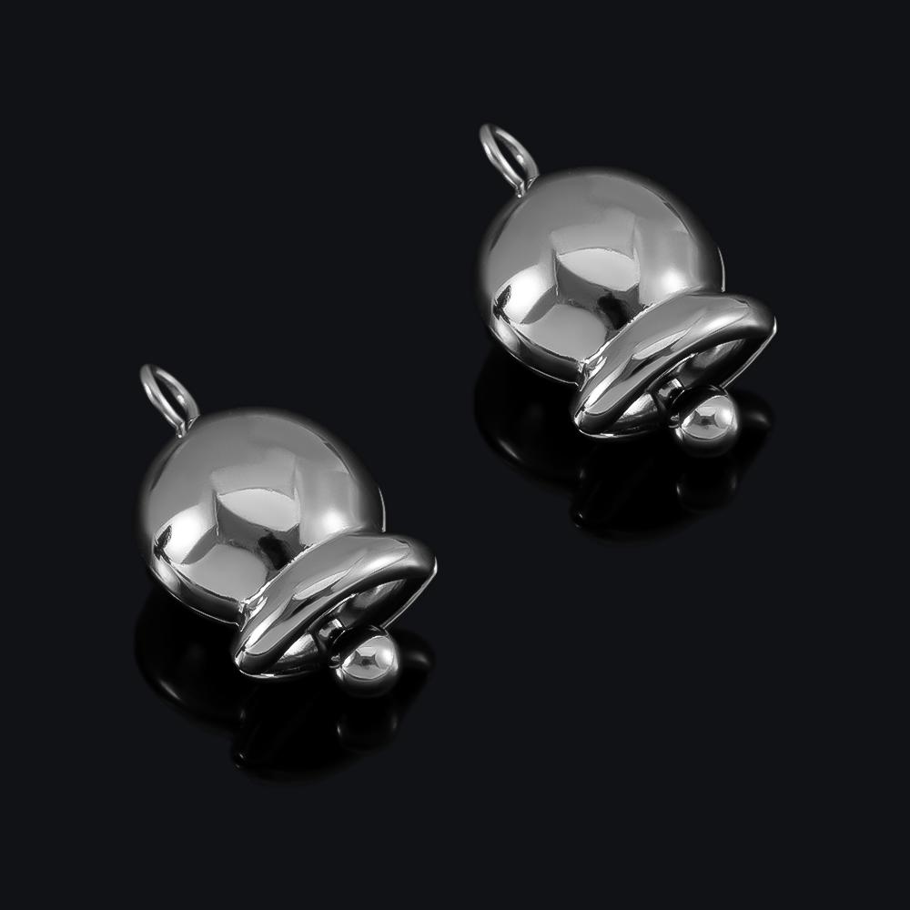 

Fashion New Stainless Steel Pendant Two Colors Available Bell-shaped Pendant for Necklace Bracelet Jewelry Making DIYAccessories 5pcs