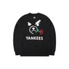 New MLB New York Yankees Sweatshirt Unisex Black 3AMT00121-50BKS