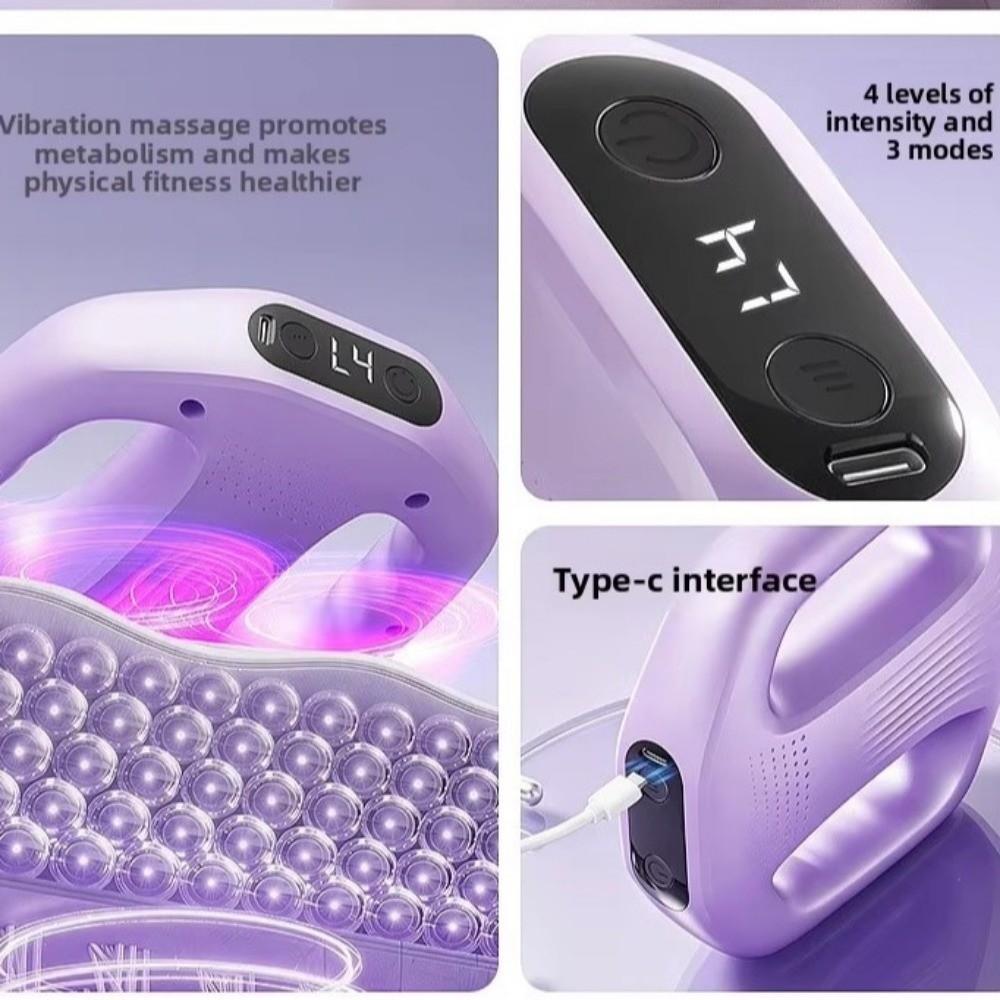 Deep Tissue Muscle Handheld Massager Type-C Rechargeable Electric Body Machine For Women