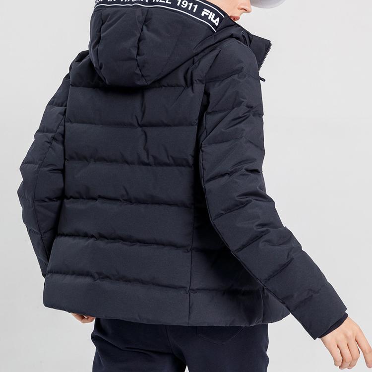 New FILA Down Jackets Women's Black F51W148916F-NV