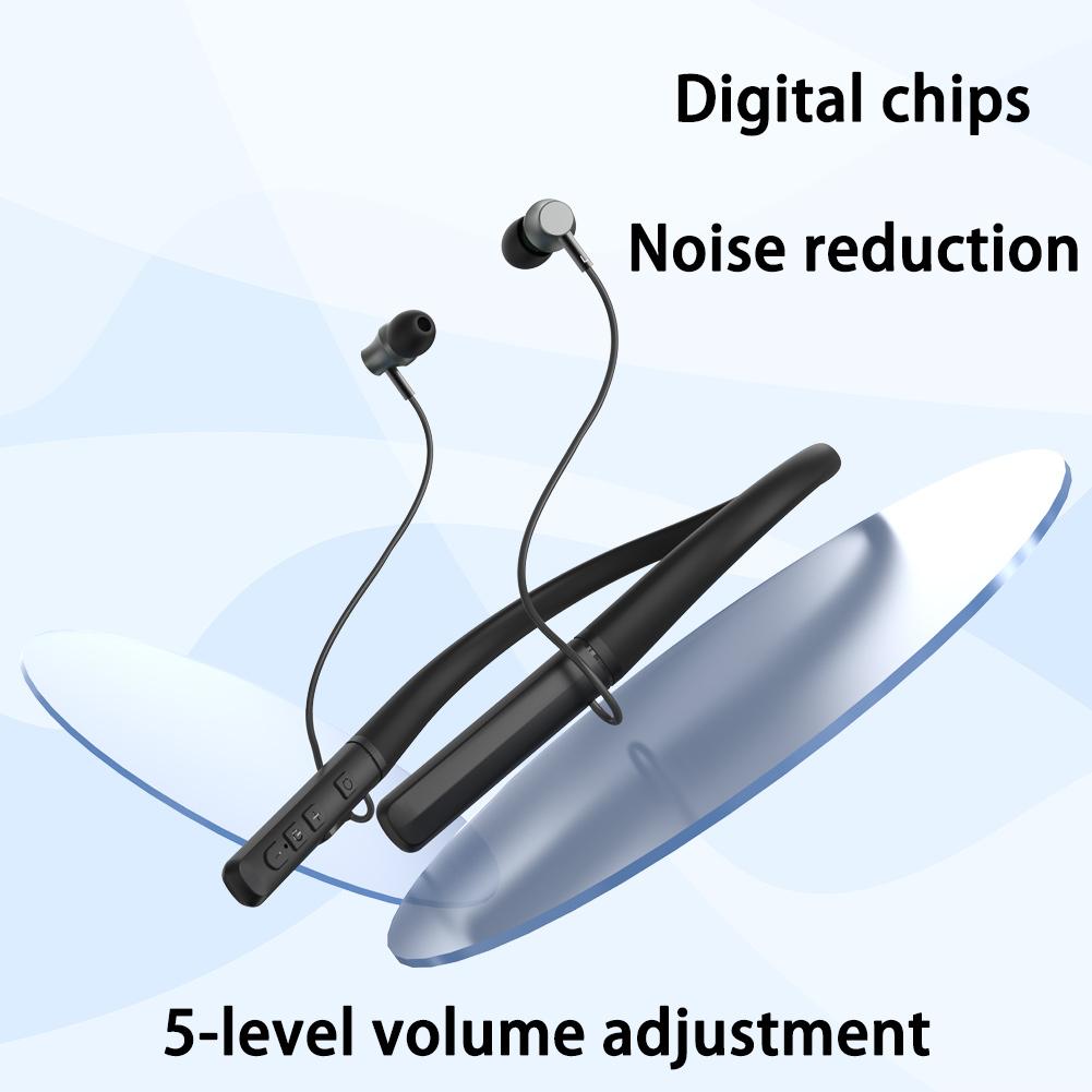 Bluetooth neck hanging binaural in ear neck hanging hearing aid