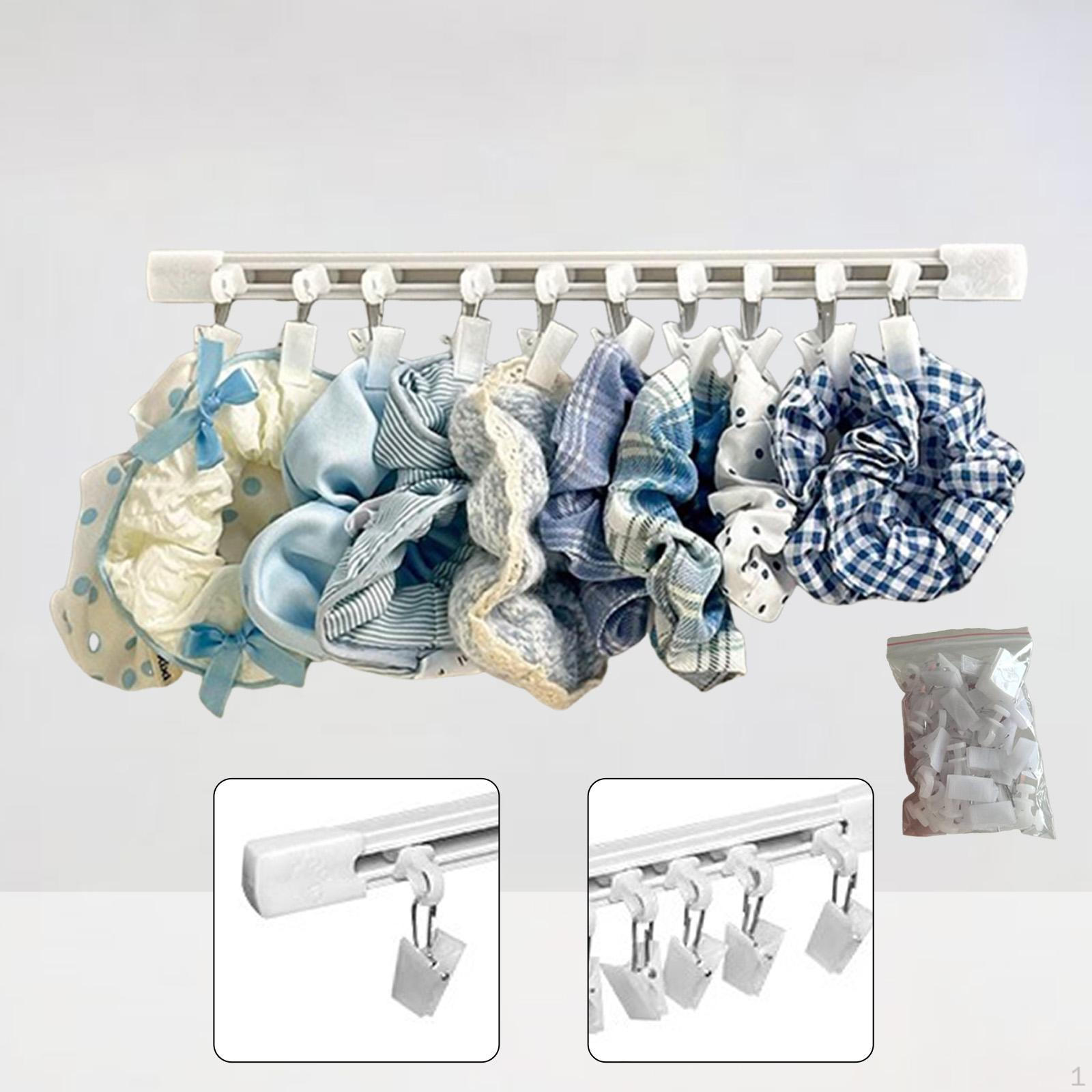 

Органайзер для резинок для волос для подвешивания ободков со скользящей направляющей, настенный дисплей для ободков 30cm