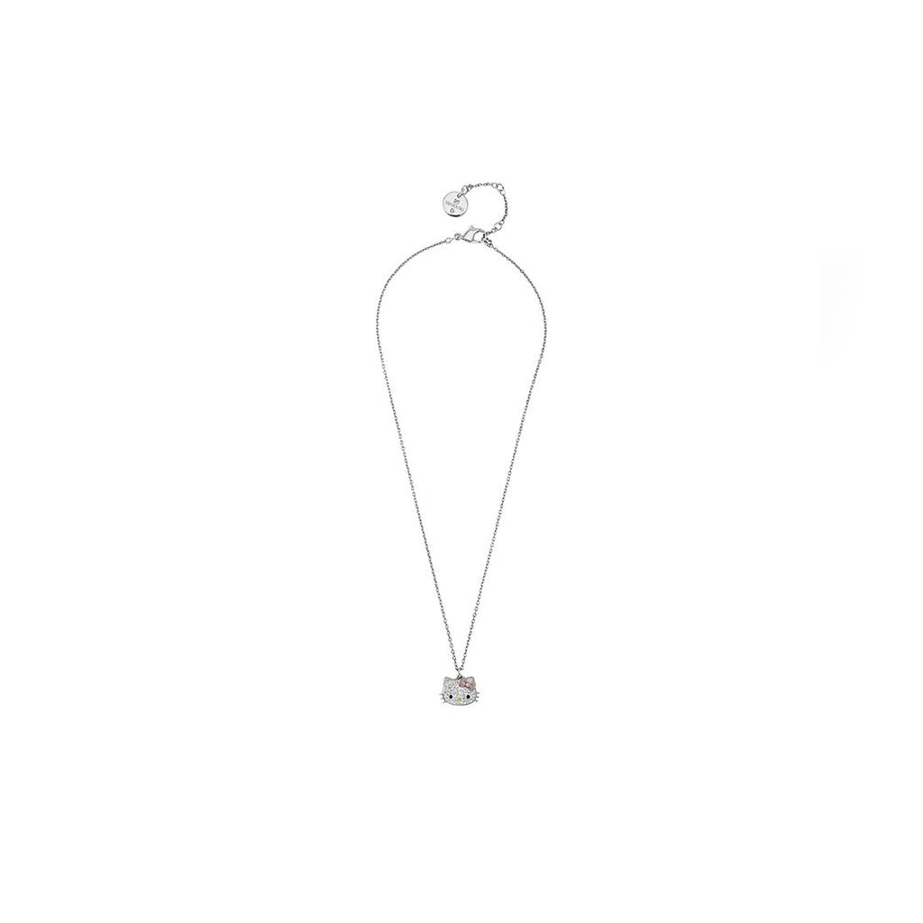 Swarovski Hello Kitty Kreatives Design Kristallhalskette Damen Halskette Silber 5013195