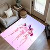 Dance Party Celebration Floor Rug Office Rug Perfect for Foyer Entryway Dining Room Outdoor Antislip Carpet Anime Office Decor Birthday/Christmas Gift