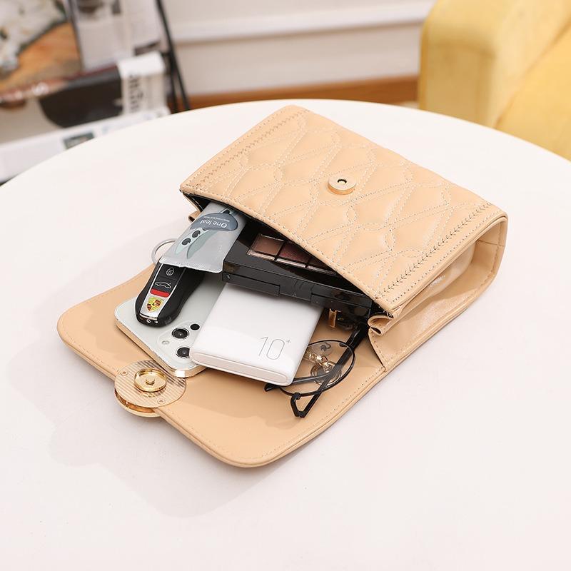 Embroidered Square Bag, One Shoulder Crossbody Women's Bag, Urban Simple and Versatile, Niche Texture One Piece