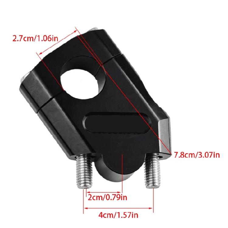 Bequeme Motorradlenkererhöhung Klemmhalterung für Langstreckenfahrer und Rennsport-Enthusiasten