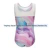 Silver Mesh Children's Gymnastics Leotard and Shorts Dancewear Set