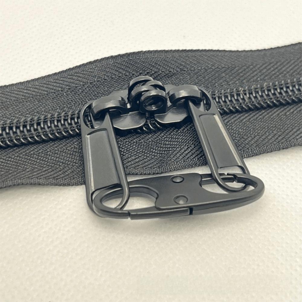 4 PCS Security Anti Theft Zipper Clips Elegant Design Double Opening Carabiner Clips Small Size Zipper Pull Replacement Travel