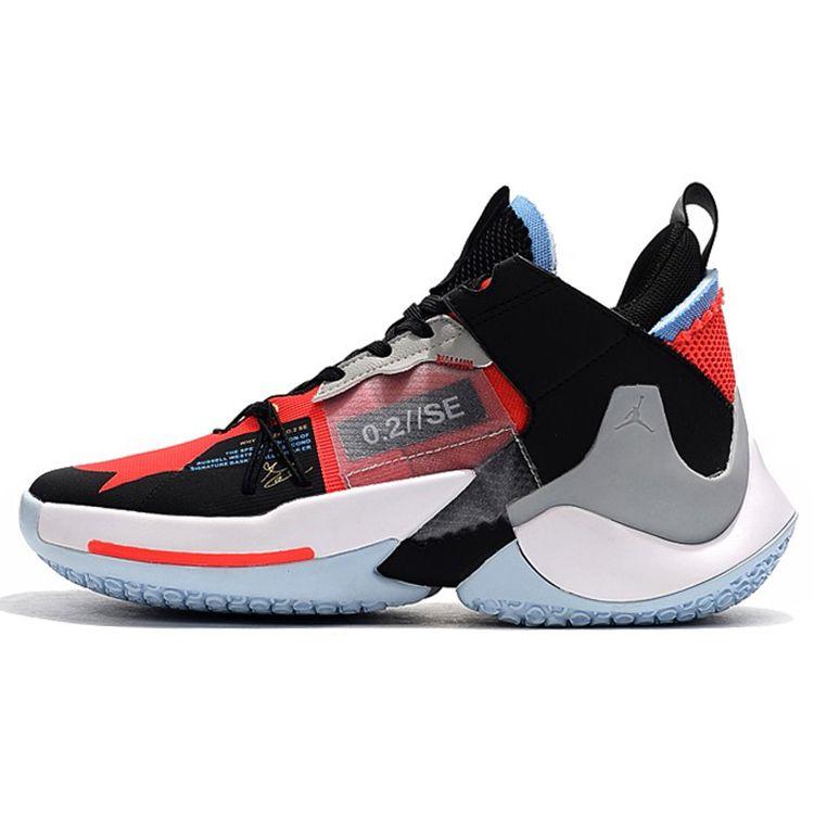 

Air Jordan Почему бы не Zer0.2 SE GS Red Orbit Черные детские кроссовки CK0494-600