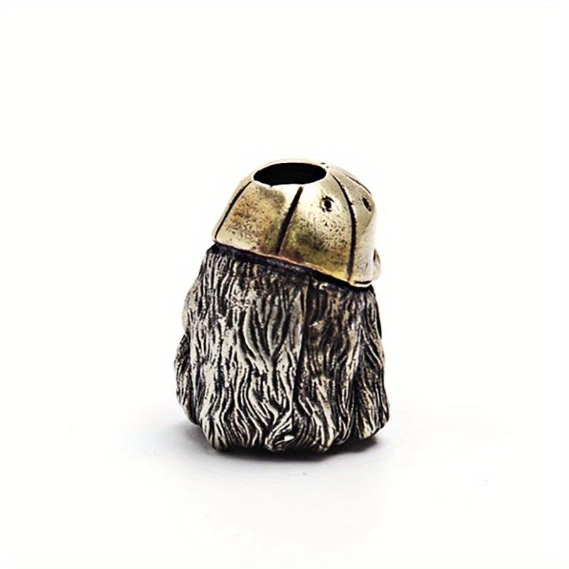 1pcs 5.5mm Hole Vintage Brass Aged Orangutan Hat DIY Accessories Keychain Necklace Beading Home Decorations Universal Pendant Backpack Charm