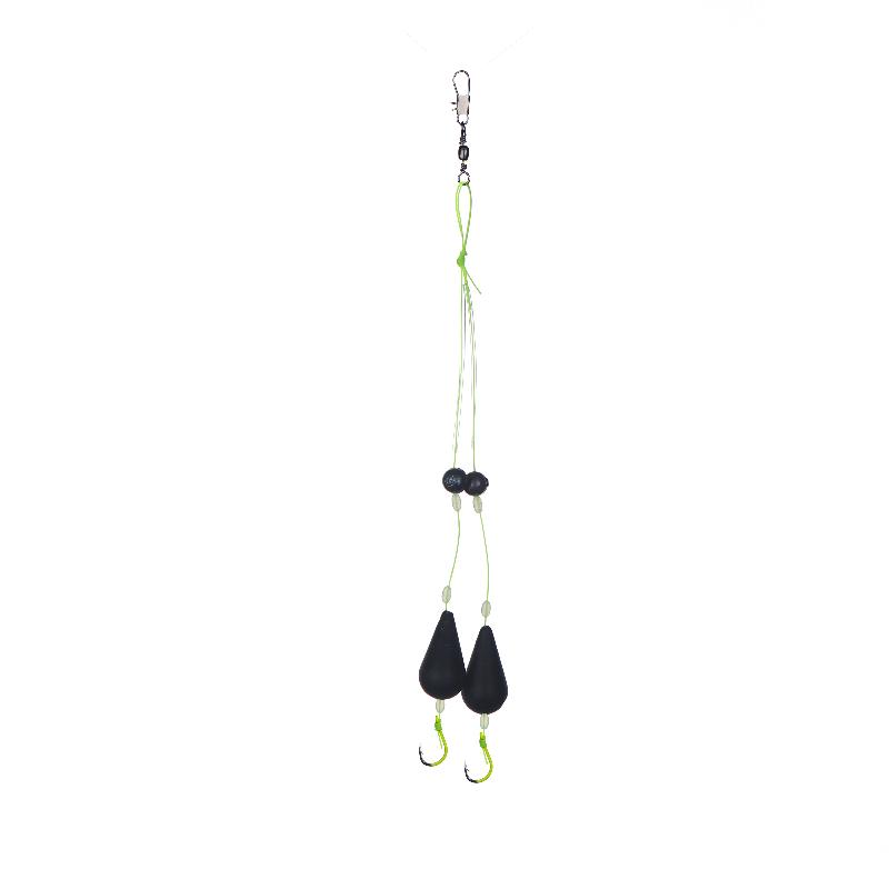 1Pcs High Sensitivity Inverted Bottom Double Hook Fishing Float Kit Suitable For Sea And Freshwater Fishing