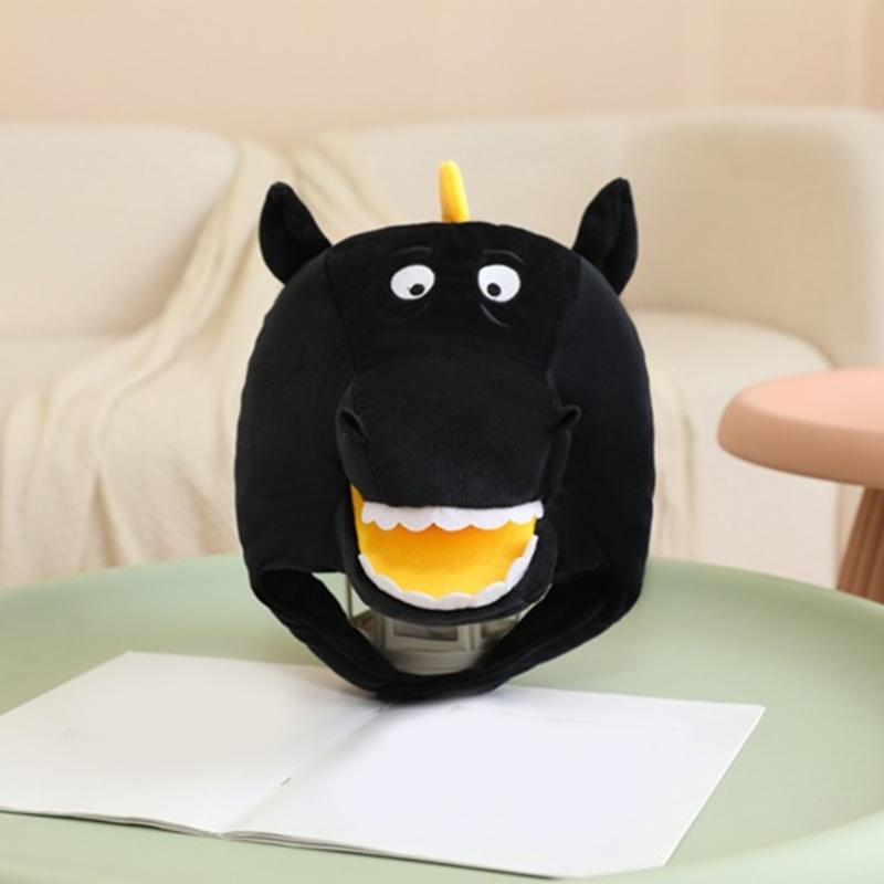 Black Horse Costume Headpiece Adjustable Strap Photography Prop For Children Party Theme Role Play