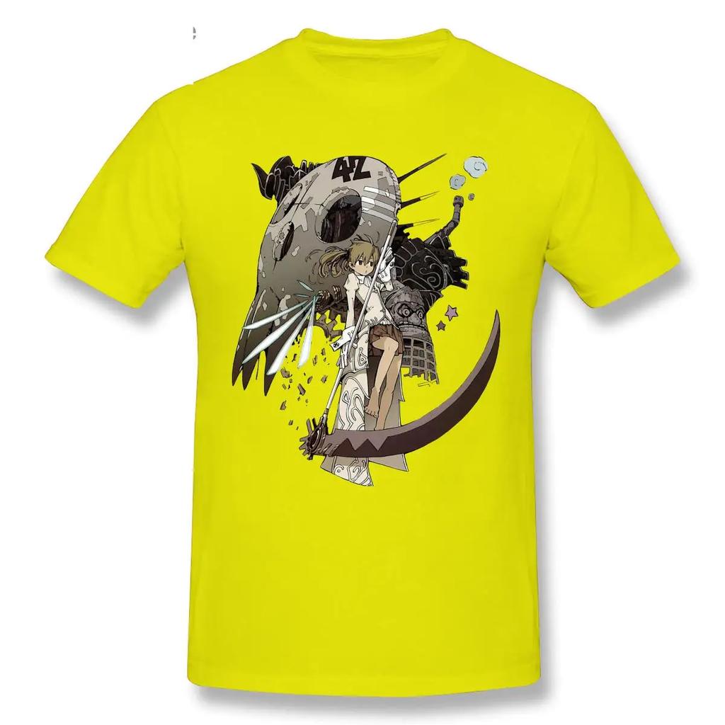 Classic Short Sleeve Casual Unisexs Oneck 100 Cotton Tshirts Fashion Graphic Tshirt Cartoon Anime Soul Eater T Shirt Tee Tops