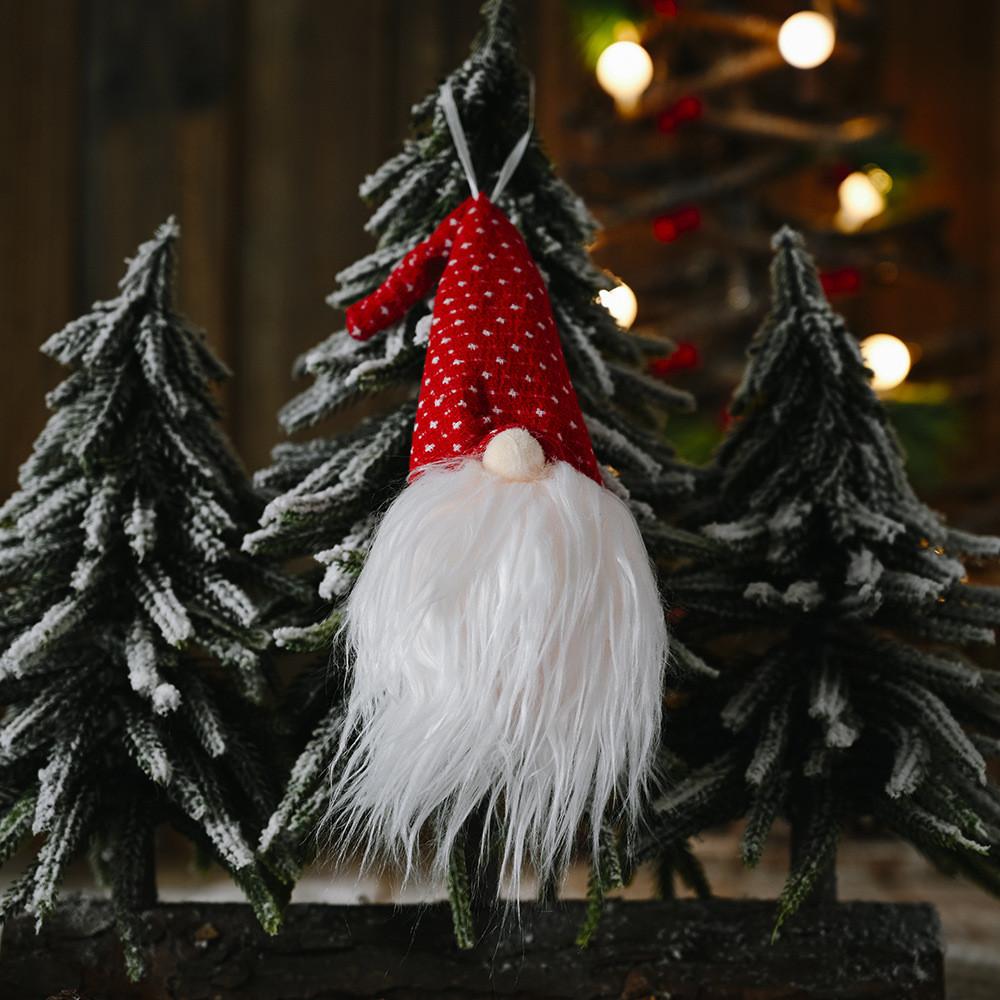 Adorable Forest Elder With Lights Hanging Ornament For Christmas Tree Decoration Gift
