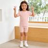 Summer Matching Solid Sports Leggings Family Pajama Set