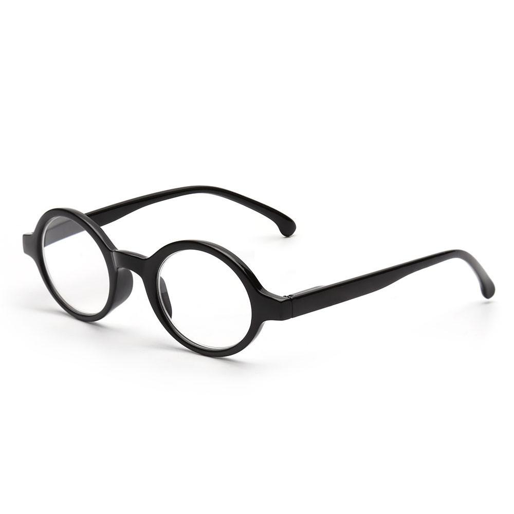 

JM Round Reading Glasses Spring Hinge Readers Men Women Glasses for Reading +150
