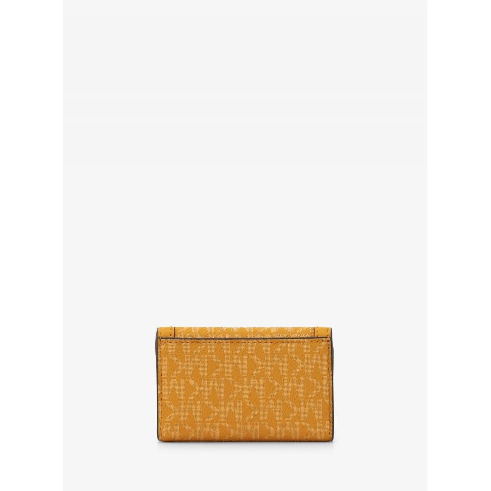 Michael Kors [japan Limited] Jet Set Travel Key Case Small   Mk Signature 35f3gtvp5v3357 Pop Orange