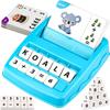Educational Toys Learning Games for Kids 2 In 1 Matching Letter Spelling Number Cognition Early Math Game for Boys Girls Gifts