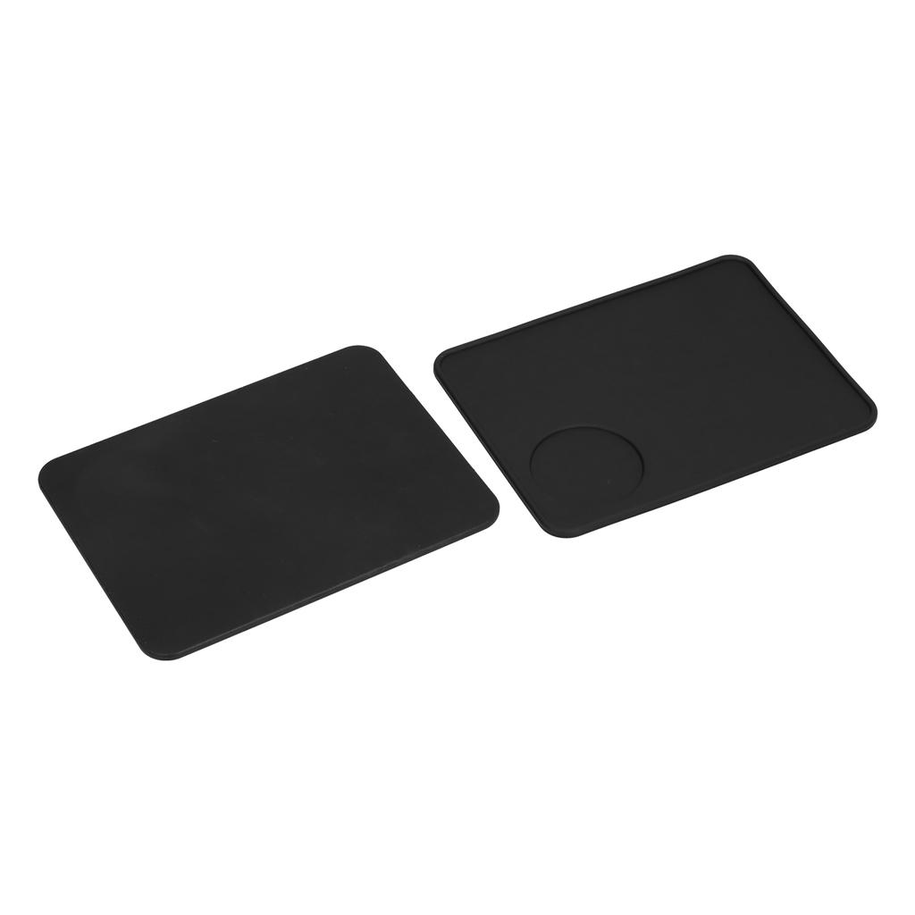 2 Pcs Coffee Tamper Mat Anti Slip Silicone Coffee Powder Tamping Pad for Home Kitchen Bar