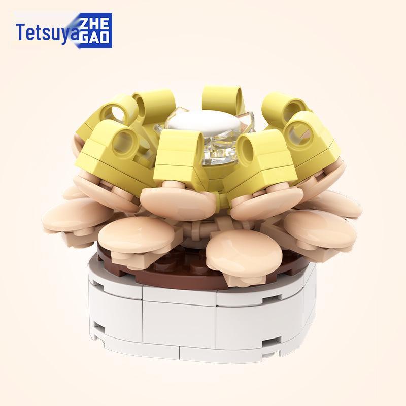 Bukiet Sukulentów Klocki - Prezenty Świąteczne i Zabawki