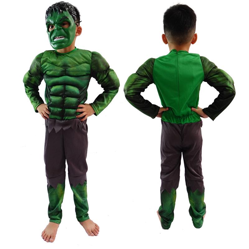 Hulk Muscle Costume for Kids & Adults - Halloween Cosplay Anime Role-Playing Outfit