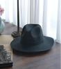Cappelli da Sole Intrecciati Estivi da Spiaggia Testa Grande XL 63CM Uomo Donna Taglia Larga Jazz Protezione Solare UV UPF 50+ Cappelli Panama di Paglia Unisex