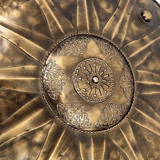 Troy Trojan War Shield Ancient Greek Shield for Knight Soldier Warrior Battle Play Halloween Cosplay LARP Home Office Bar Lobby Wall Decoration