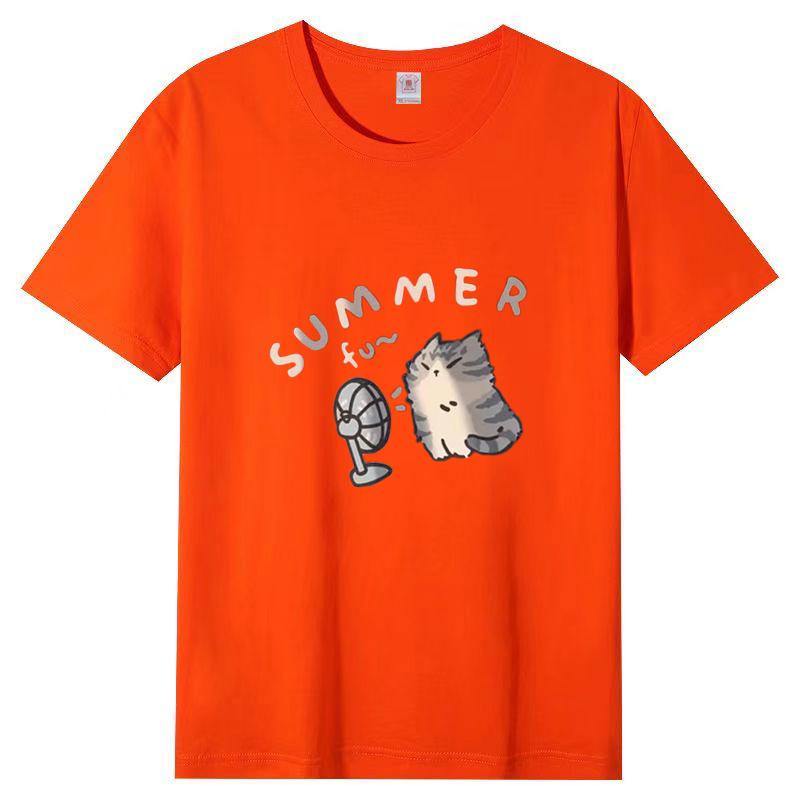 Cotton T-shirt Women Loose Summer Short-sleeved Tide Half-sleeved Tops Design Sense