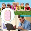 3D Tištěný Fidget Slider Hračka Úleva od Stresu Kosočtverec Včelí Plástev Paralelní Dráha Údolí Texturovaný Slider Kapesní Velikost Děti Dospělí Senzorická Hračka Slider