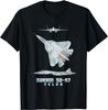 Russian Stealth Fighter Jets Su-57 Schematic Diagram T-Shirt Short Sleeve Casual Cotton O-Neck Summer T Shirts