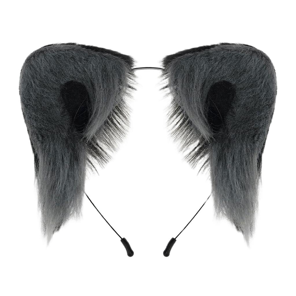Futrzane uszy zwierzęce nakrycie głowy Żywy kolor Kostium Wydarzenie Opaska do włosów Anime Dodatek na głowę na Karnawał Maskaradę Fotografia