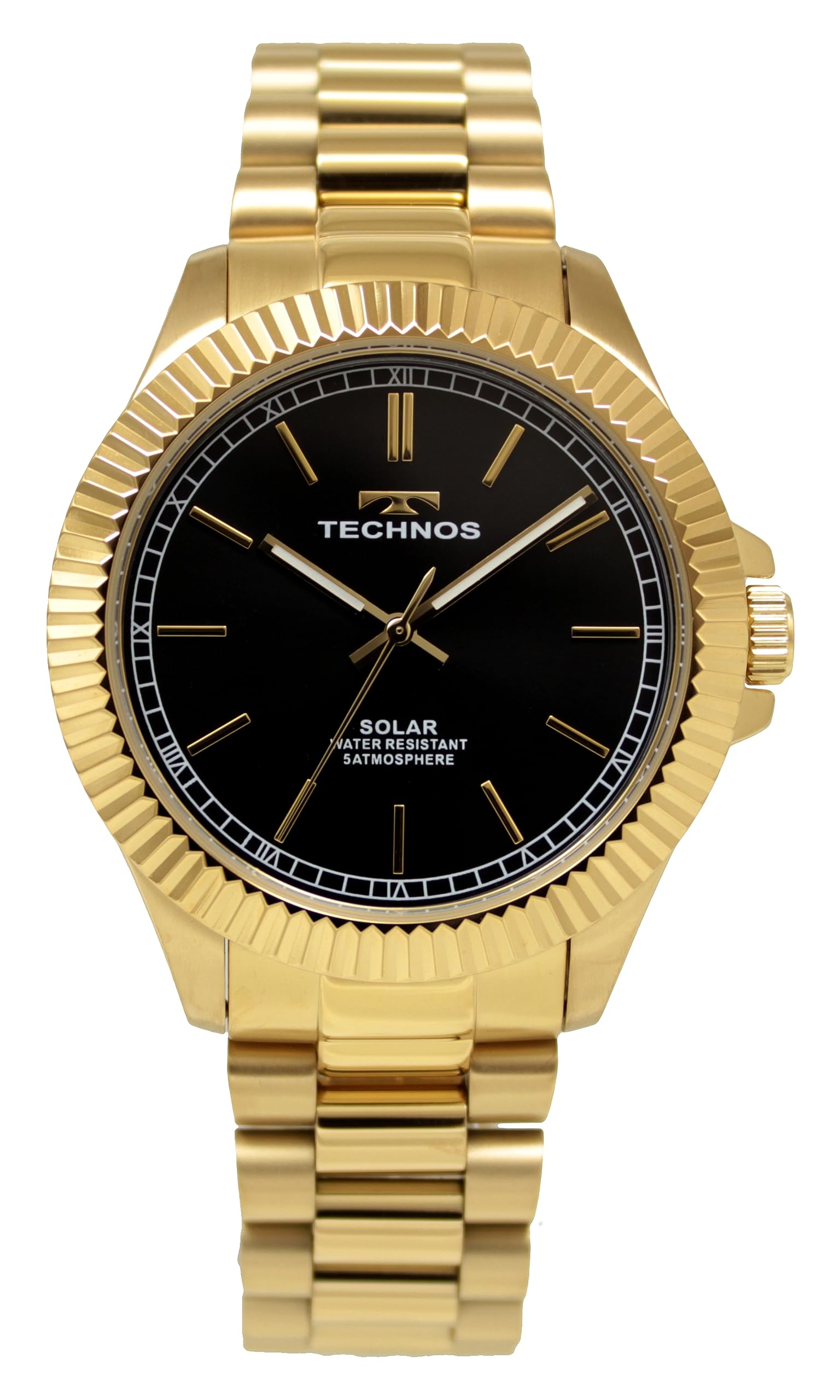 

[Technos] Solar Watch T9B94GB Men s Gold