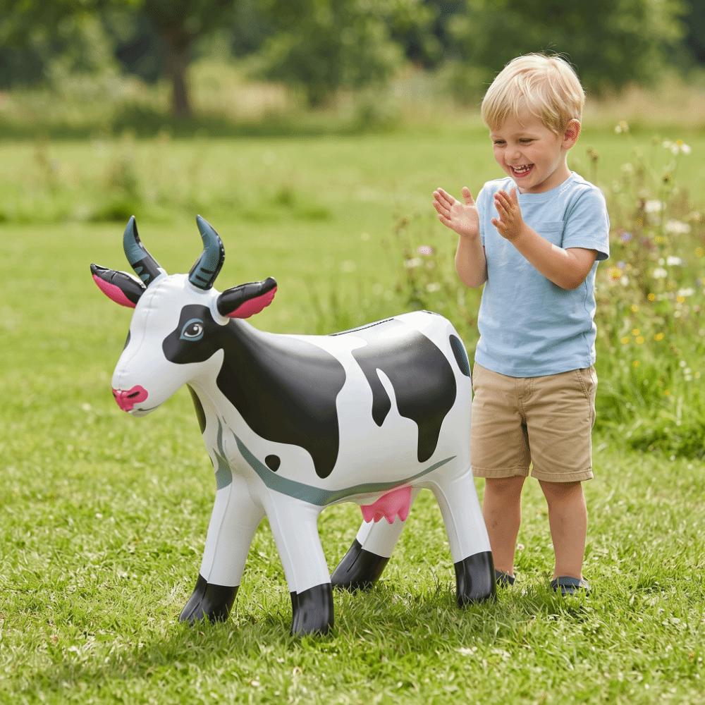 Inflatable Farm Inflatable Cow Long Giant Blow Up Cow Blow Up Cow Inflatable Cow Toy  Pool Party