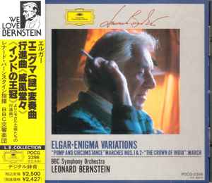 

CD L. БЕРНСТАЙН, СИМФОНИЧЕСКИЙ ОРКЕСТР BBC - Вариации Энигма POCG2396 POLYDOR 1991 Япония Классика Б/У