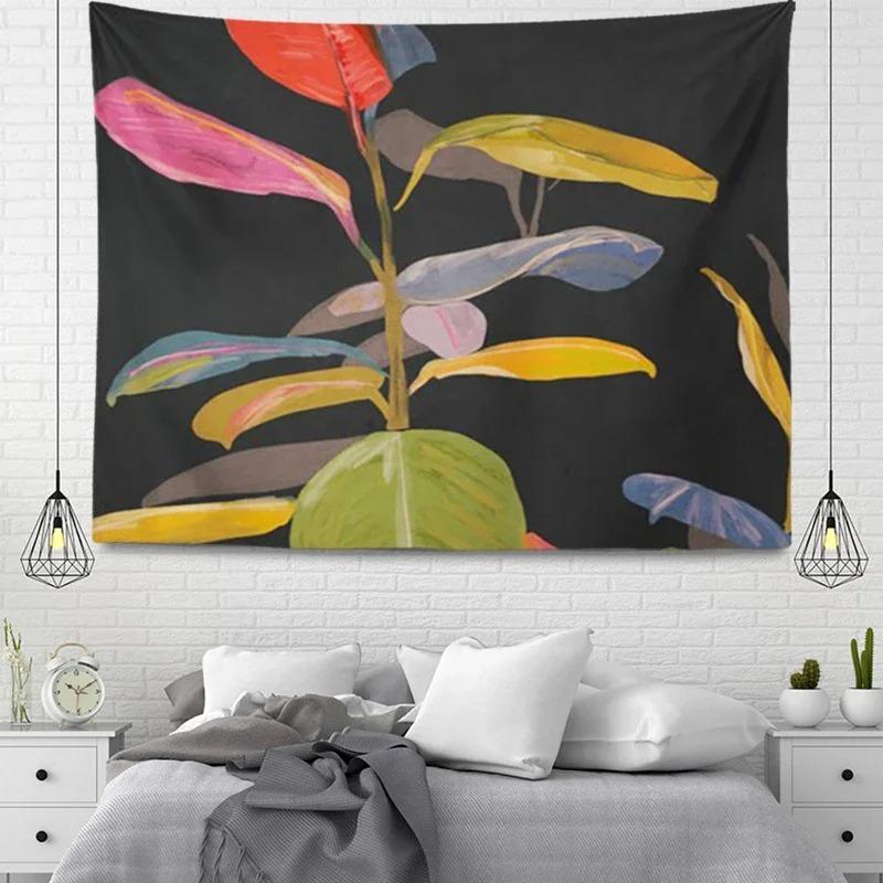 

Простой Растение в Горшке Декоративный Гобелен Домашняя Стена Гостиная Офис Декоративный Гобелен 100x75cm