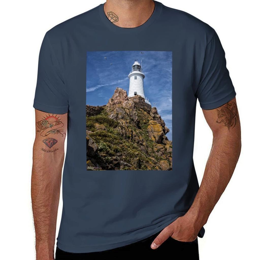 La Corbiere Lighthouse TShirt Big and Tall Casual TShirt