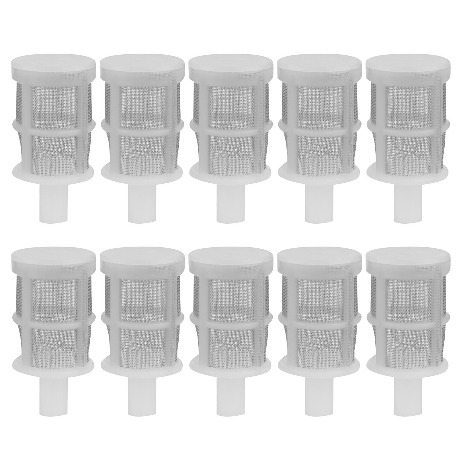 

10Pcs Aquarium Water Pump Filter Cleaning Mesh Net Accessory for Fish Tank 10mm / 0.39in Dia