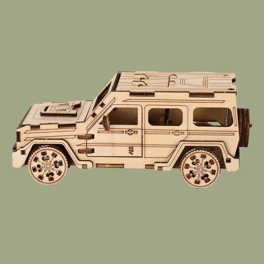 3D puzzle Diy wooden toy off-road vehicle assembly model adult birthday halloween Christmas gift