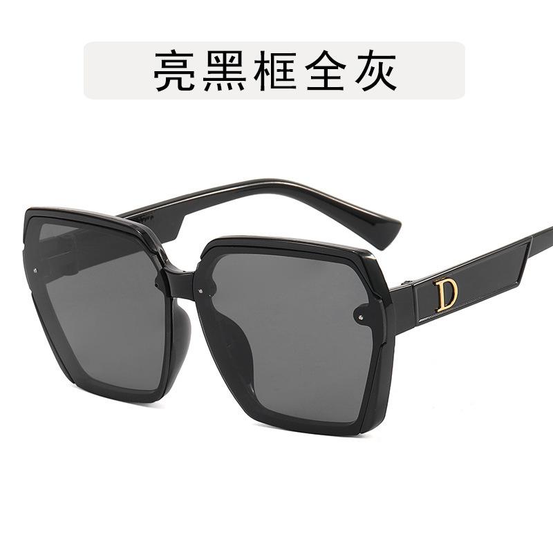 

Korean Fashion Style Sun glasses Women Polygon Shape Anti-glare Sunglasses Woman Travelling Holiday Female Sunglass