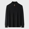 Yiliteng Men's Merino Wool Blend Jacquard Sweater