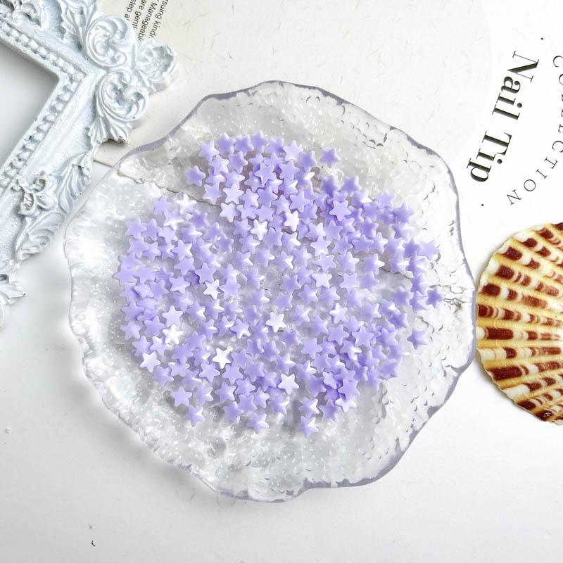 New Nail Art Resin Star Moon Ornaments Mini Small Macaron Nails DIY Phone Case Decoration