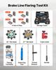 Professional Brake Line Flaring Tool, 45 & 37 Degree Double Flare Bubble Flare Tool Kit for 4.76mm, 6.35mm, 7.94mm, 9.52mm Copper Aluminum Thin Steel