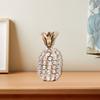Crystal Pineapple Ornament Home Decor Living Room Office Tabletop Pineapple Figurine Silver Metal Novel Decor Party Supplies