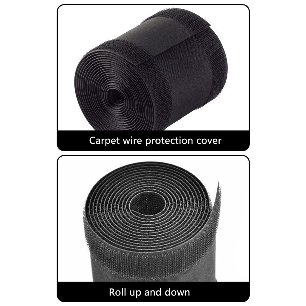 Floor Cable Cover Wire Protector Management Cord Tube Wire Cable Cover Cord Organizer for Floor/Carpet/Trunk/wall