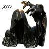 Gothic Gaming Desk Accents 3D Printed Faceless Cloak Figurine, Mysterious Hooded Reaper, Unique Dark Aesthetic Ornaments Desktop Statue, Spooky