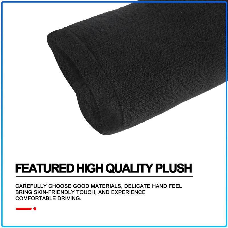 2Pcs Car Safety Belt Shoulder Cover Pad Plush Seat Belt Shoulder For Mitsubishi Lancer Lancer ASX Outlander 2 3 Pajero Mirage Exzos Pajero 4