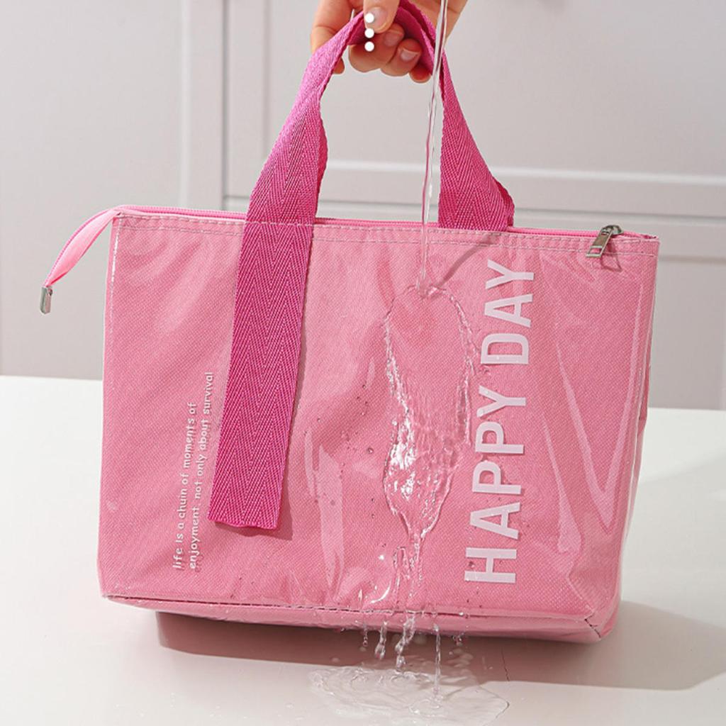 Thickened Waterproof Thermal Lunch Bag Large Capacity Food Insulated Storage Box Picnic Cooler Meal Bag for Adult Kids