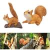 Squirrel Trees Huggers Outdoor Decors Squirrel Figurine Garden Statue Whimsicality Tree Peekers Sculpture Yard Ornament