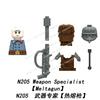 Modern Pyro Soldier Sergeant Signal Corps Sniper Instructor Building Blocks Bricks Accessories Head Weapon Kid Toys N201-208